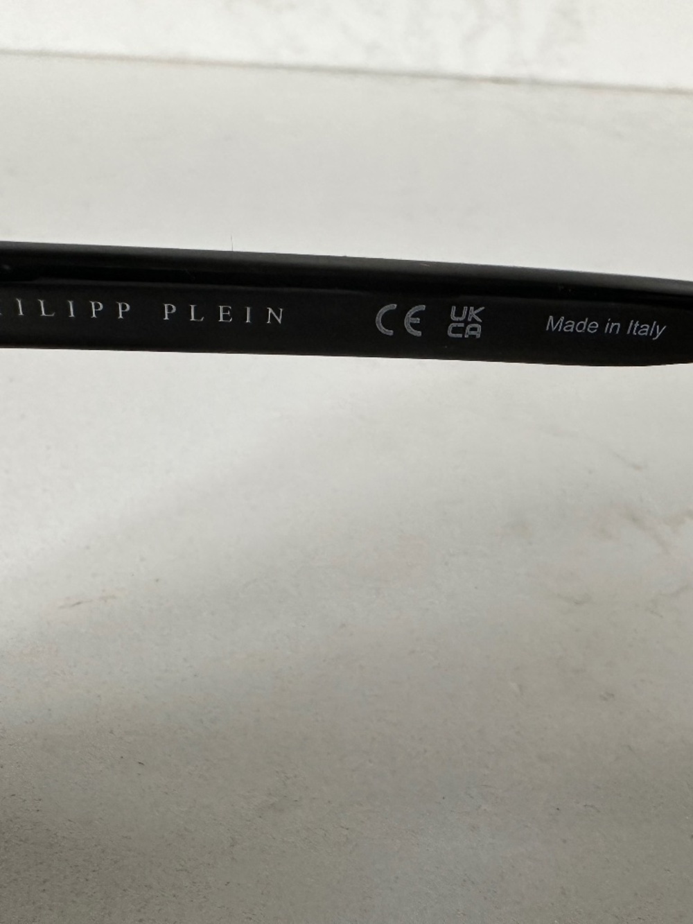 NIB | Philipp Plein | Icon Oversized Pilot Sunglasses - SPP109 Black/Silver - Picture 8 of 8